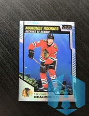 2020-21 OPC Platinum Aquamarine 303/499 Marquee Rookies #171 Nicolas Beaudin